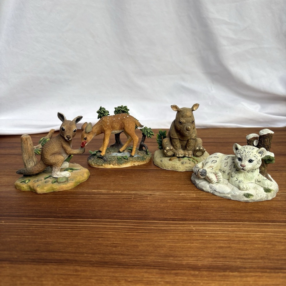 Hamilton Collection Protect Nature's Innocents Animal Figurine Lot 1995 1996
